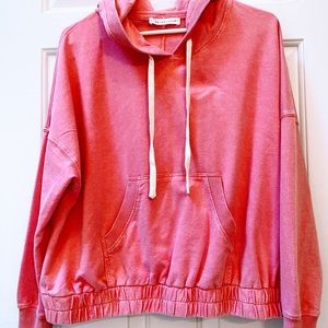Jane and Delancey Ladies hooded sweatshirt top. Fits as a medium (no Sz tag)